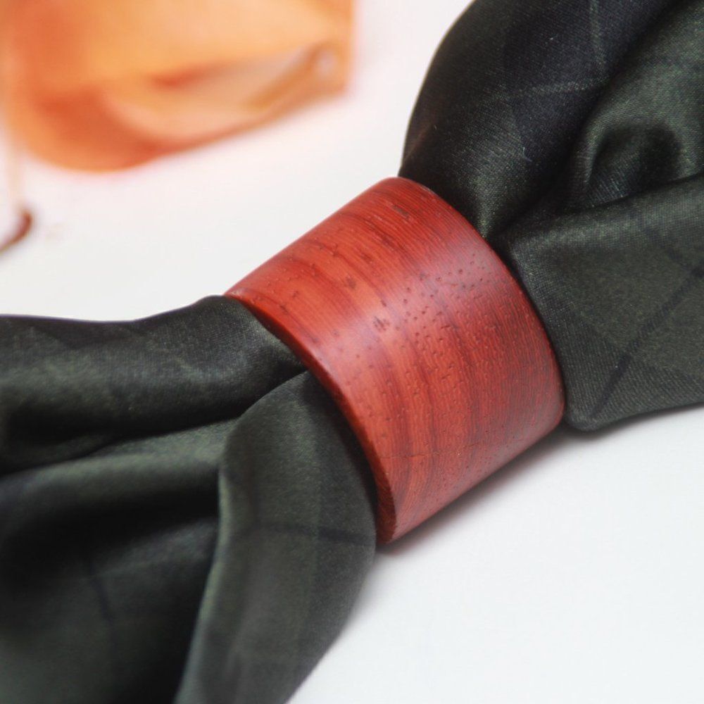 Wood Scarf Ring Gift Ring R008 Gift for her - Picture 6 of 11